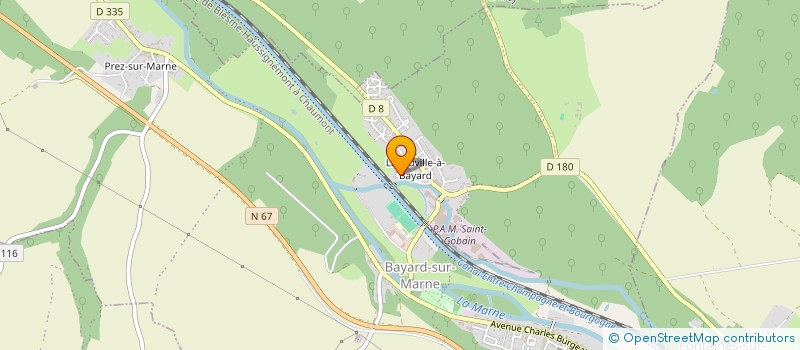 localisation de l'entreprise MADAME MARTINE DROZAK à BAYARD-SUR-MARNE