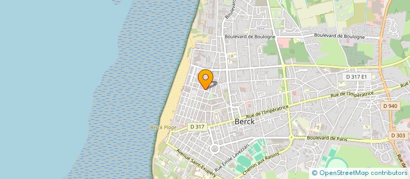 localisation de l'entreprise MADAME MARTINE DUBOIS à BERCK