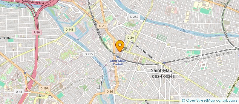 localisation de l'entreprise MADAME MARTINE DUBOST à SAINT-MAUR-DES-FOSSES