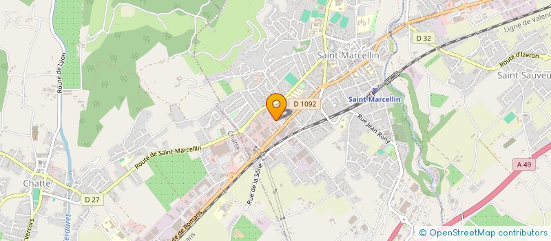 localisation de l'entreprise MADAME MARTINE DUC  SAINT-MARCELLIN