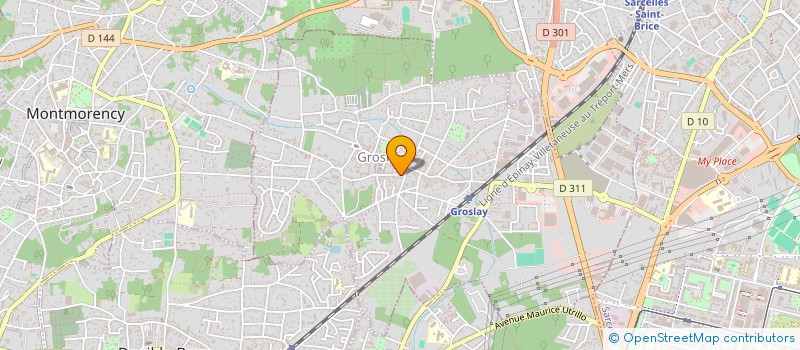 localisation de l'entreprise MADAME MARTINE DUCHER  GROSLAY