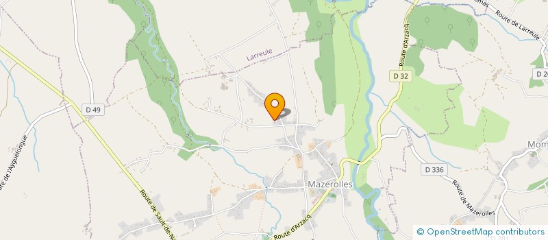 localisation de l'entreprise MADAME MARTINE DUCOS  MAZEROLLES