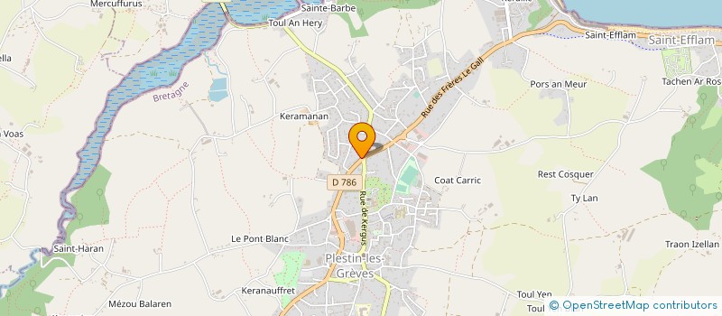 localisation de l'entreprise MADAME MARTINE DUCROCQ à PLESTIN-LES-GREVES