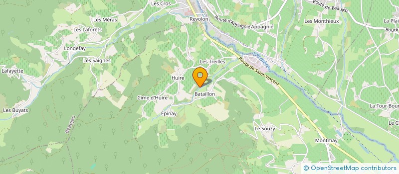 localisation de l'entreprise MADAME MARTINE DUFFOUX  QUINCIE-EN-BEAUJOLAIS