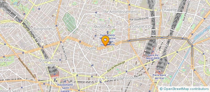 localisation de l'entreprise MADAME MARTINE DUGOWSON  PARIS 18