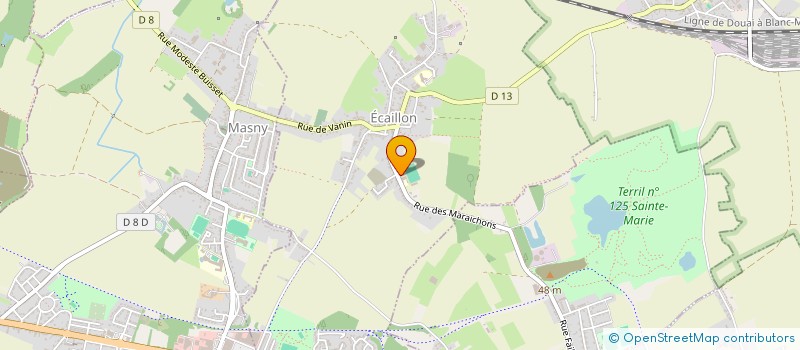 localisation de l'entreprise MADAME MARTINE DUJARDIN  ECAILLON