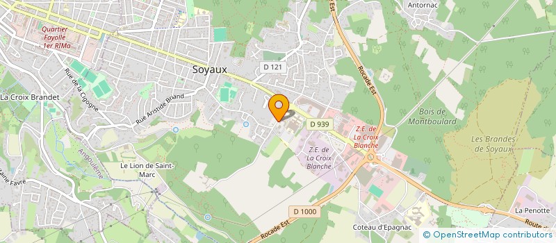localisation de l'entreprise MADAME MARTINE DUMONTET à SOYAUX