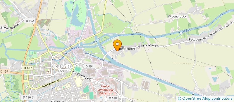 localisation de l'entreprise MADAME MARTINE DUMUR  AIRE-SUR-LA-LYS