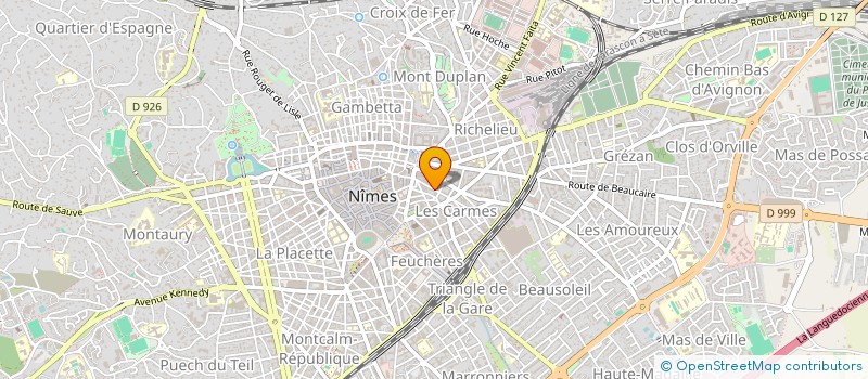 localisation de l'entreprise MADAME MARTINE DUNIERE à NIMES