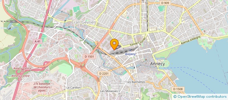 localisation de l'entreprise MADAME MARTINE DUPENLOUP à ANNECY