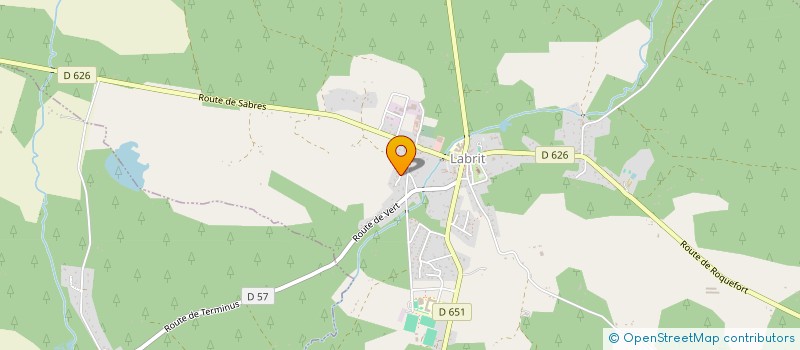 localisation de l'entreprise MADAME MARTINE DUPOUY  LABRIT