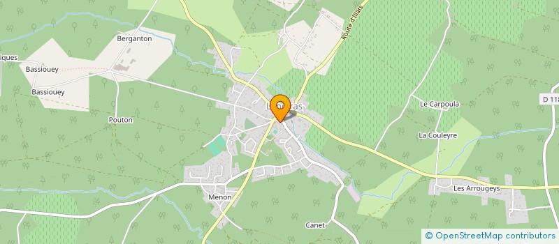 localisation de l'entreprise MADAME MARTINE DUPRAT  LANDIRAS