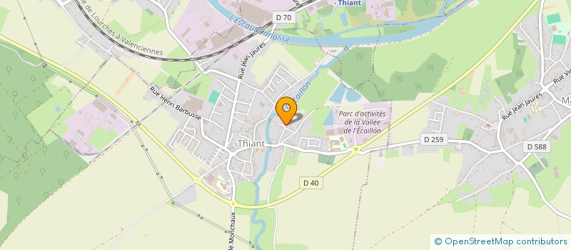 localisation de l'entreprise MADAME MARTINE DUPREZ  THIANT