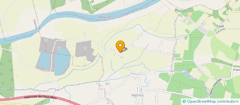 localisation de l'entreprise MADAME MARTINE DURAND  MERLES