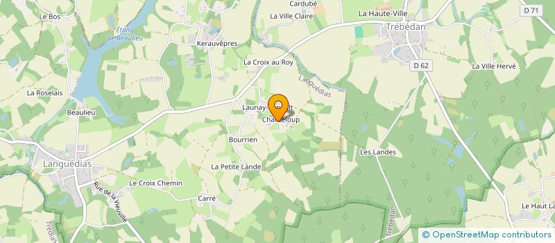 localisation de l'entreprise MADAME MARTINE DURAND  LA LANDEC