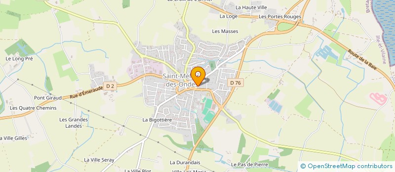 localisation de l'entreprise MADAME MARTINE DURAND-GASSELIN à SAINT-MELOIR-DES-ONDES