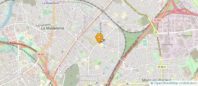 localisation de l'entreprise MADAME MARTINE DURIEZ à LILLE