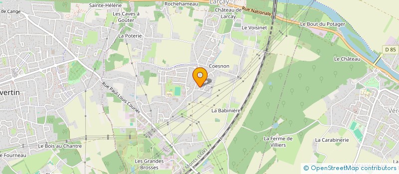 localisation de l'entreprise MADAME MARTINE DUVERGER  LARCAY