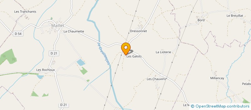 localisation de l'entreprise MADAME MARTINE EHRLER à MAILLET