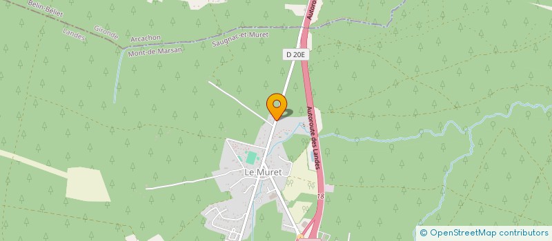 localisation de l'entreprise MADAME MARTINE ELIE  SAUGNAC-ET-MURET