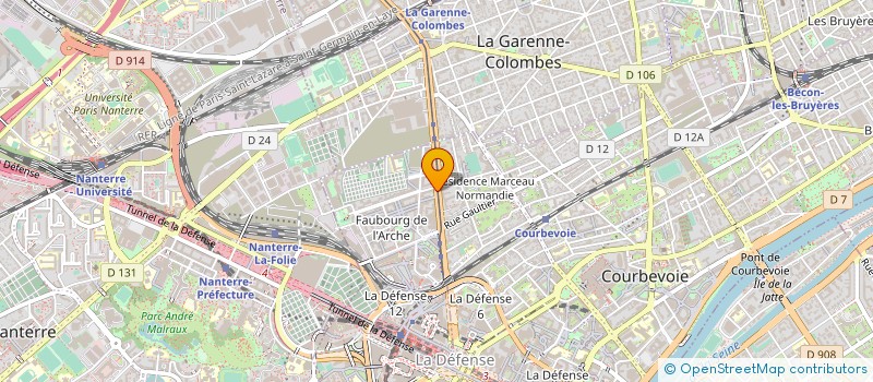 localisation de l'entreprise MADAME MARTINE EPOSSI à COURBEVOIE