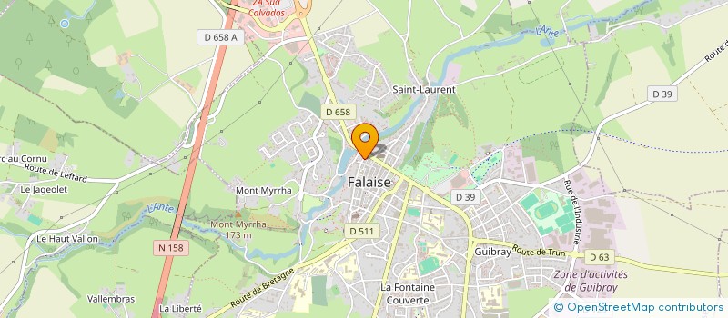 localisation de l'entreprise MADAME MARTINE ESNAULT  FALAISE