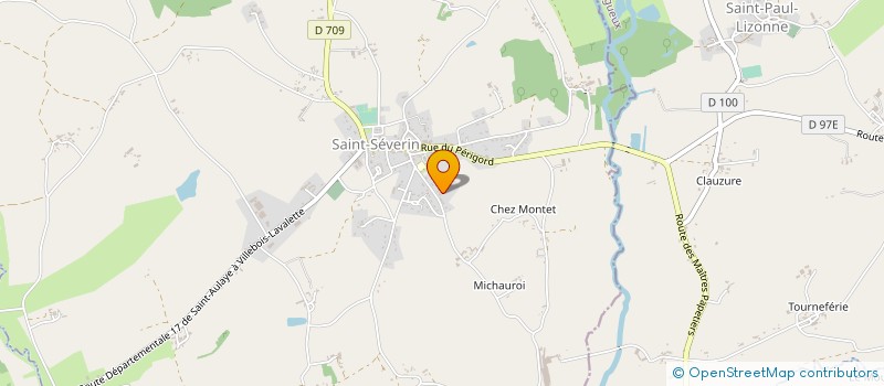 localisation de l'entreprise MADAME MARTINE ESTEFFE à SAINT-SEVERIN