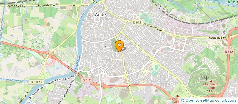 localisation de l'entreprise MADAME MARTINE ESTOURNET  AGDE