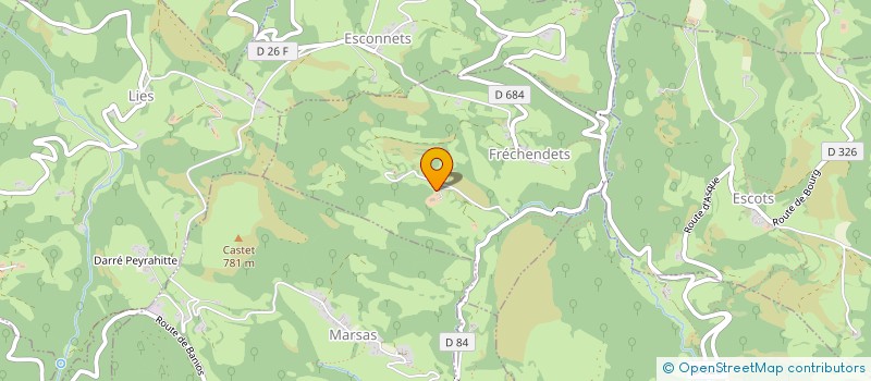 localisation de l'entreprise MADAME MARTINE EUGENE  FRECHENDETS