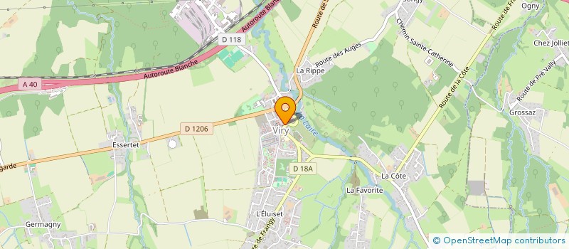 localisation de l'entreprise MADAME MARTINE EVEILCHIEN  VIRY