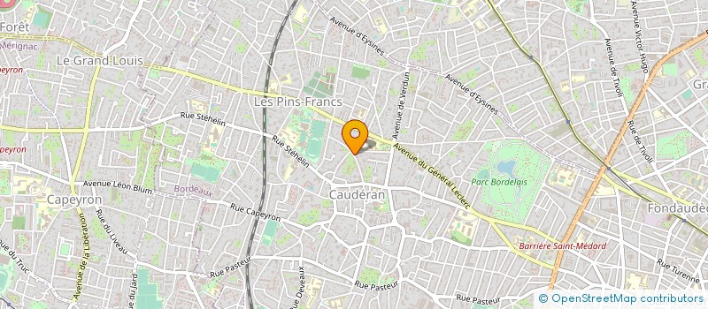 localisation de l'entreprise MADAME MARTINE EYQUEN à BORDEAUX
