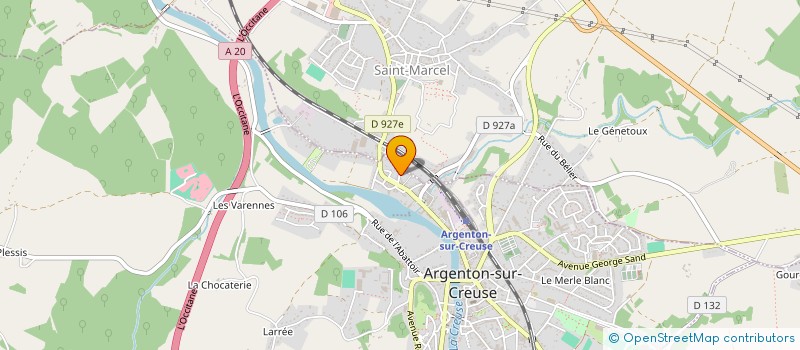 localisation de l'entreprise MADAME MARTINE FABRIS à ARGENTON-SUR-CREUSE