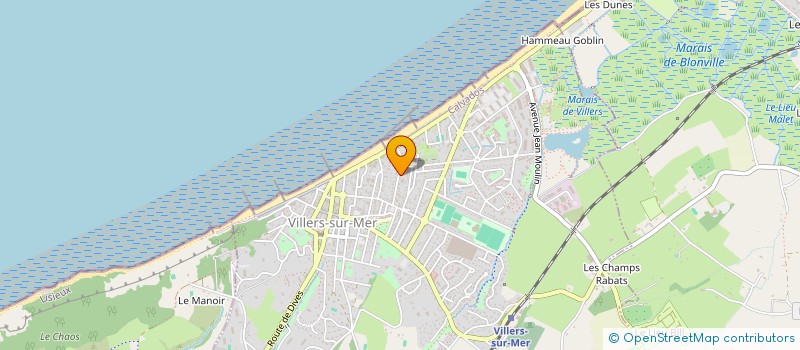 localisation de l'entreprise MADAME MARTINE FAITJEAN  VILLERS-SUR-MER