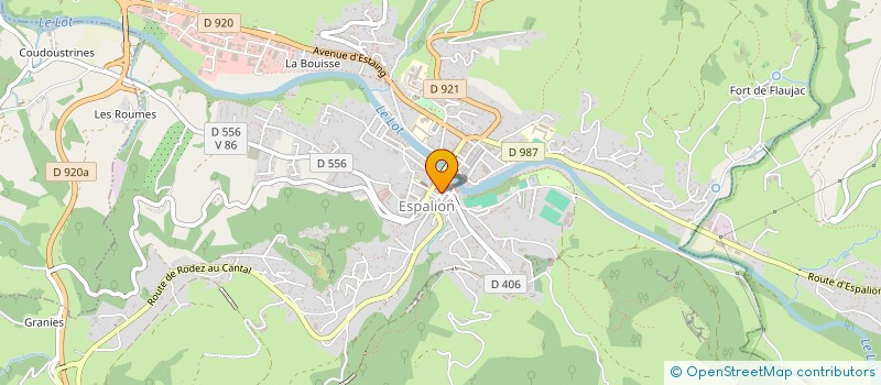 localisation de l'entreprise MADAME MARTINE FARRENQ à ESPALION