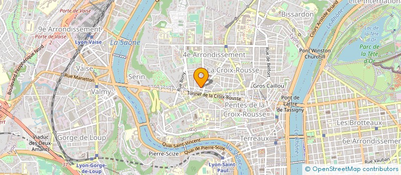 localisation de l'entreprise MADAME MARTINE FATOU à LYON