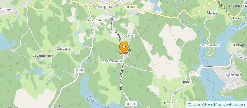 localisation de l'entreprise MADAME MARTINE FATRAS  CLERGOUX