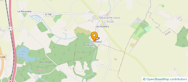 localisation de l'entreprise MADAME MARTINE FAUDET à NEAUPHE-SOUS-ESSAY