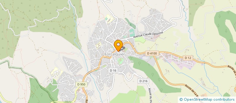 localisation de l'entreprise MADAME MARTINE FAVRAS à FORCALQUIER