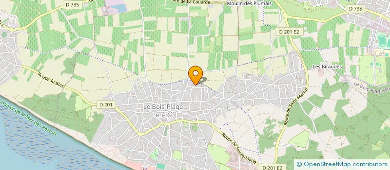 localisation de l'entreprise MADAME MARTINE FAZILLEAU  LE BOIS-PLAGE-EN-RE