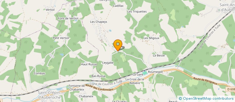 localisation de l'entreprise MADAME MARTINE FELIX à BASSILLAC ET AUBEROCHE