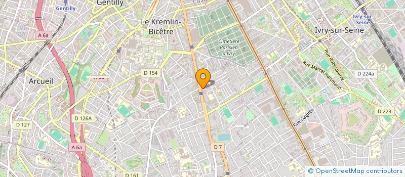 localisation de l'entreprise MADAME MARTINE FERE à VILLEJUIF