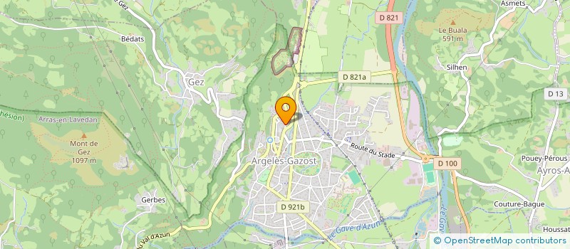 localisation de l'entreprise MADAME MARTINE FERNANDES  ARGELES-GAZOST