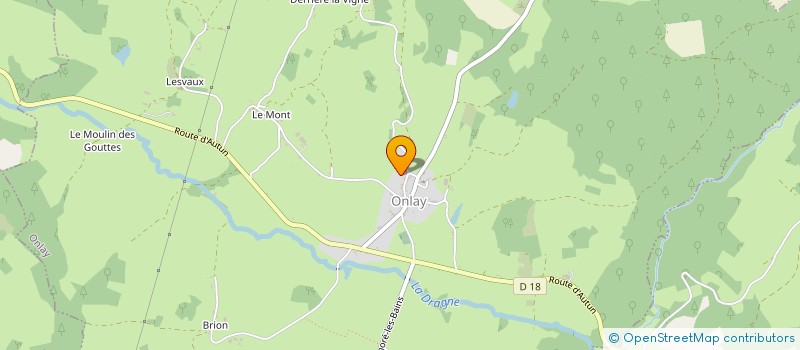 localisation de l'entreprise MADAME MARTINE FERON  ONLAY