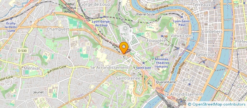 localisation de l'entreprise MADAME MARTINE FERRAND à LYON