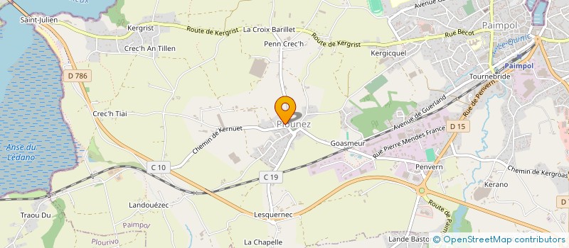 localisation de l'entreprise MADAME MARTINE FERRANT  PAIMPOL