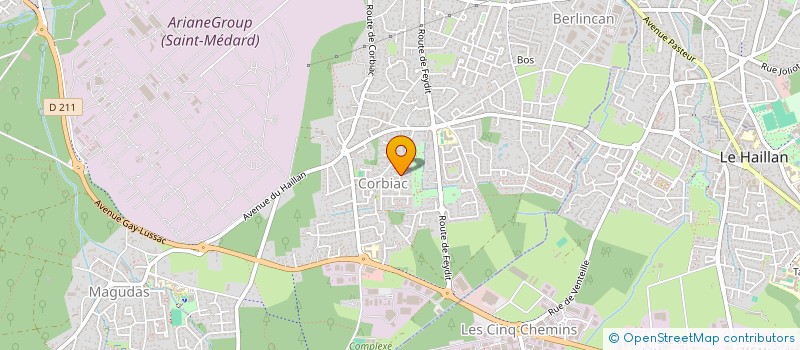 localisation de l'entreprise MADAME MARTINE FERRERE à SAINT-MEDARD-EN-JALLES