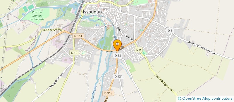 localisation de l'entreprise MADAME MARTINE FERRON à ISSOUDUN