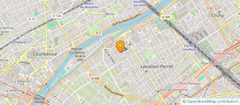 localisation de l'entreprise MADAME MARTINE FICHET à LEVALLOIS-PERRET
