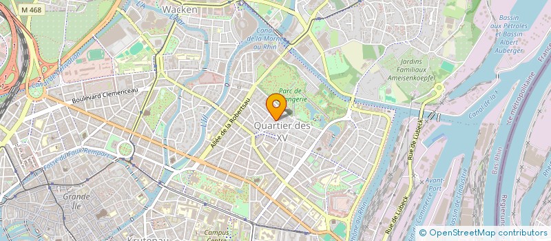 localisation de l'entreprise MADAME MARTINE FICHTER à STRASBOURG
