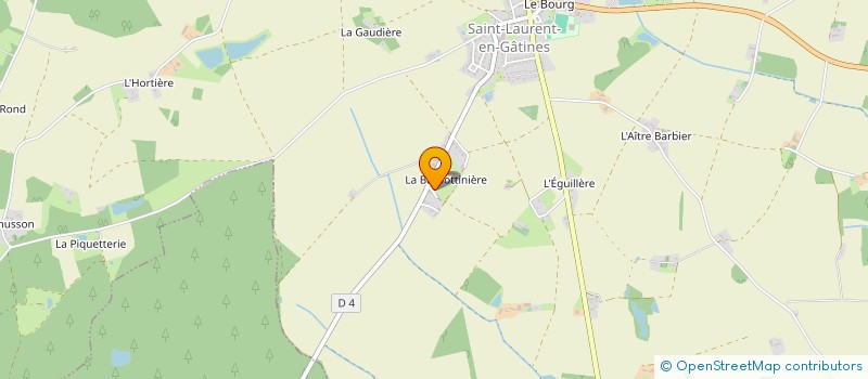 localisation de l'entreprise MADAME MARTINE FINET  SAINT-LAURENT-EN-GATINES